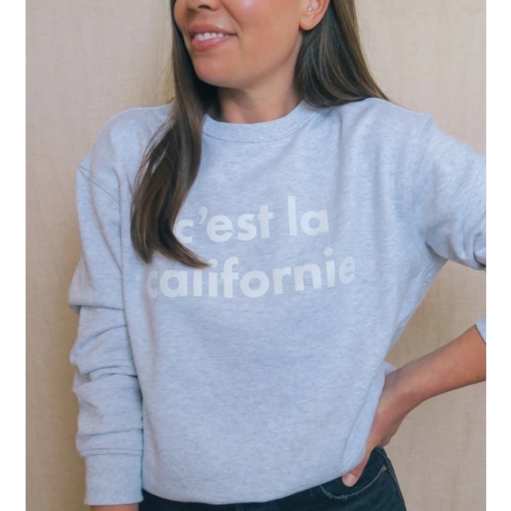 C'EST LA CALIFORNIE CREW SWEATSHIRT